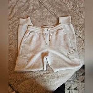 Women Gray Cargo Joggers